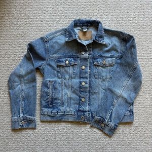 Denim button up jacket